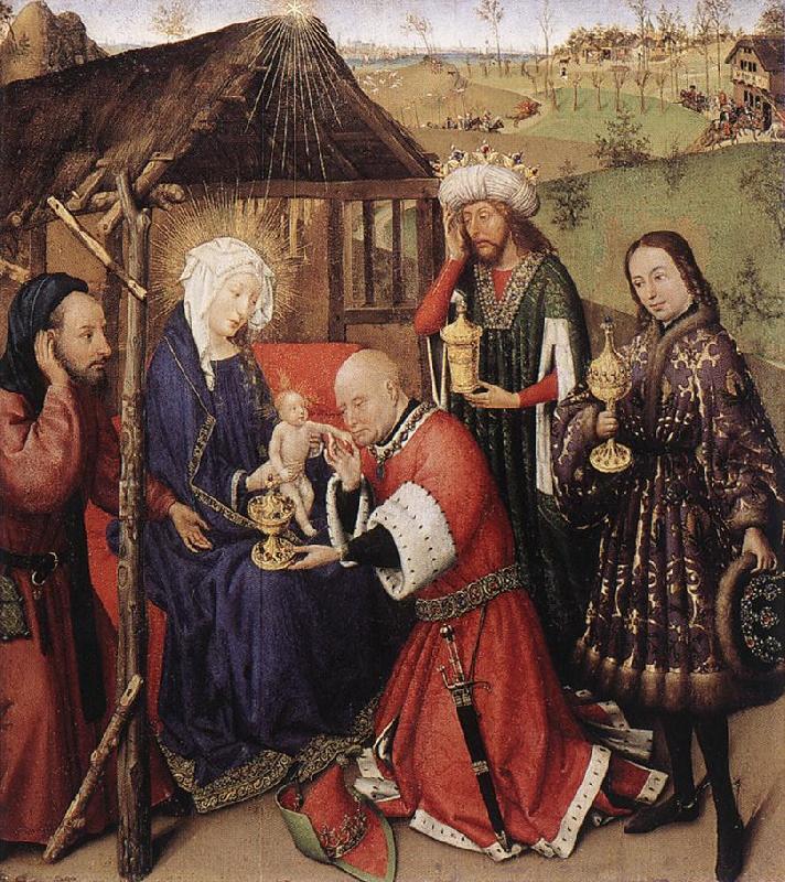 DARET, Jacques Altarpiece of the Virgin dfdsg oil painting picture